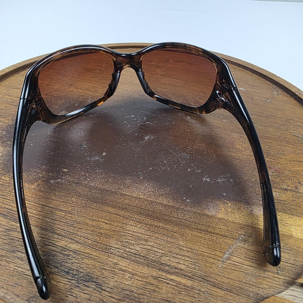 Oakley Necessity Sunglasses Womens 60-18 Brown Tortoise Oversized Wrap Tinted - Picture 4 of 16